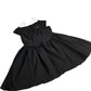River Island Black Cap Sleeve Dress Women's Flared Party Dress