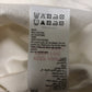 Blouse Women's White Long Sleeve Cotton Blend Button Detail Large