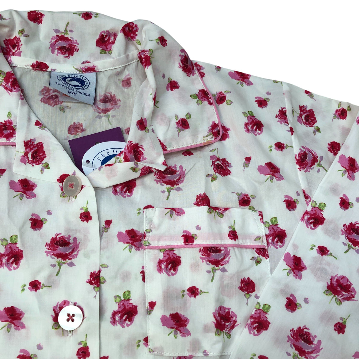 Kids Liberty Fabric Floral Pyjamas Set 6-7 Years