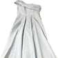Jarlo Light Blue One Shoulder Dress Women's Formal Pleated Long UK8