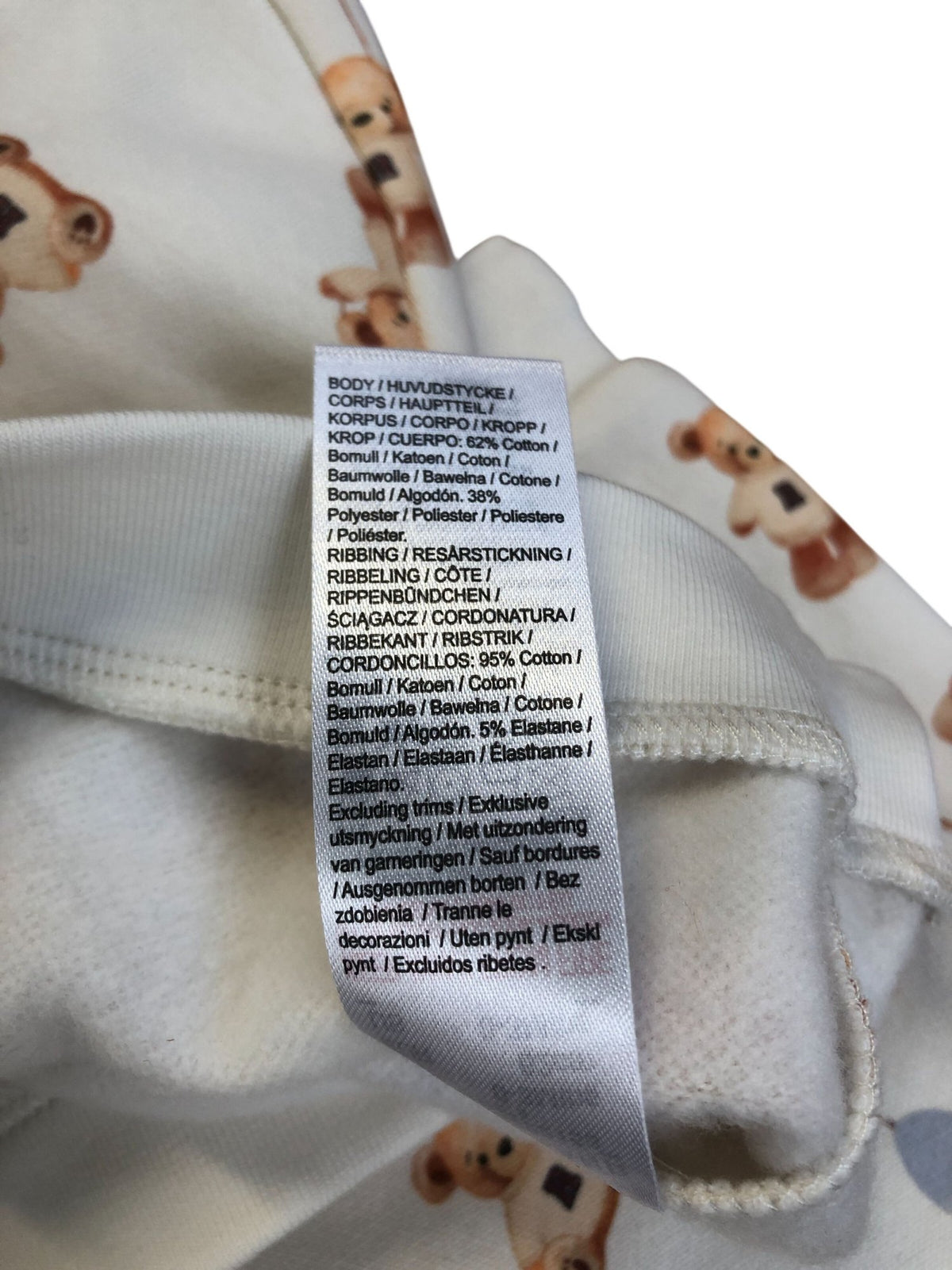 River Island Baby River Bear Print Outfit Set 0-3 Months