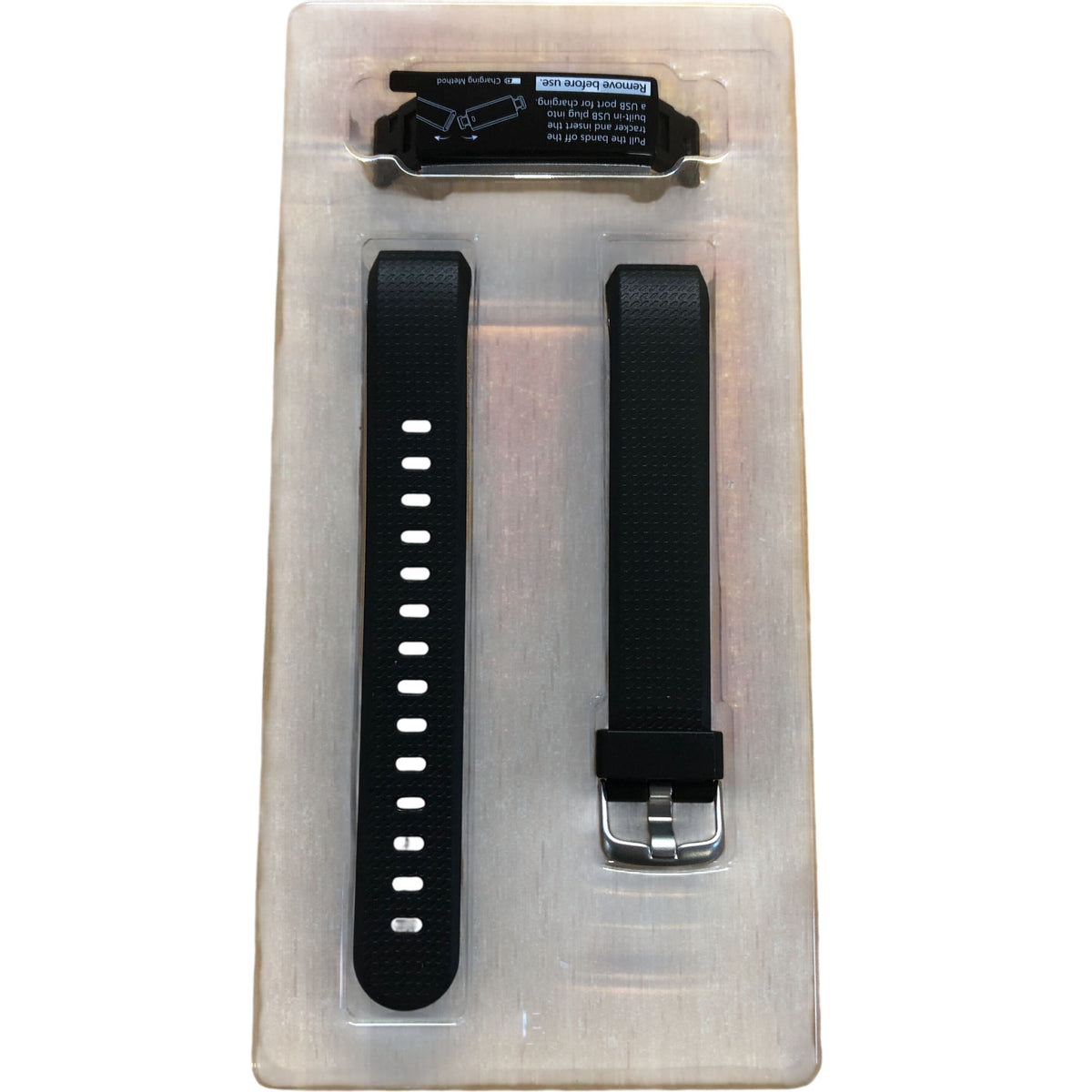 Runlio Fitness Tracker Smartband Biometric Monitor Health Tracker Black
