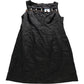 Brown Linen Dress UK10 Women's Sleeveless Decorative Stones