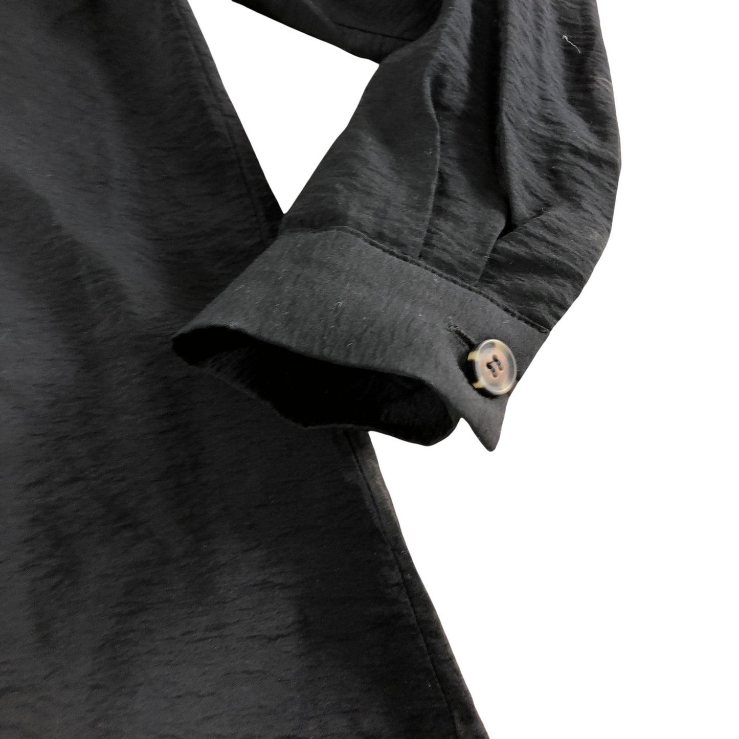 Branded Black Throw On Shirt - Size 6
