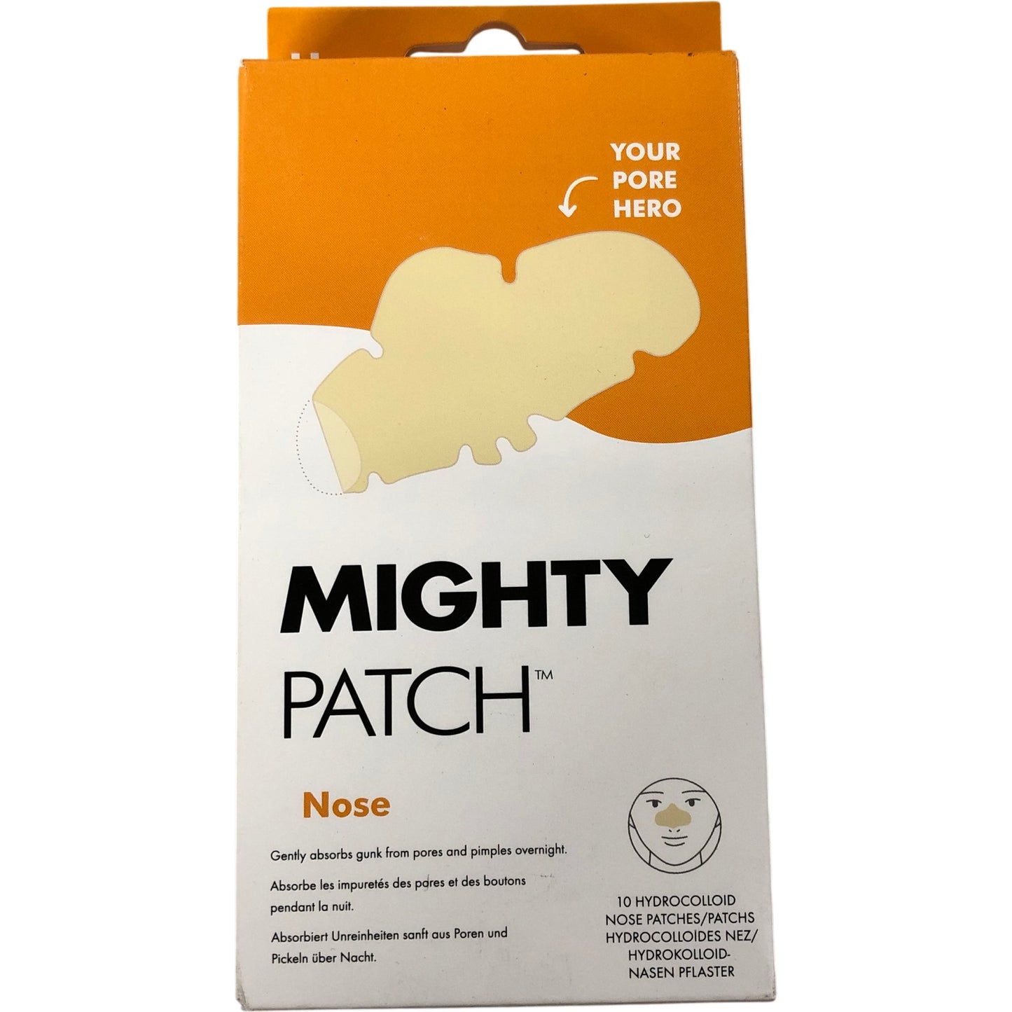 Mighty Patch Nose Pore Strips 10 Hydrocolloid Acne Treatment Overnight