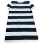 Branded Navy Striped Mini T-Shirt Dress - Size 12L