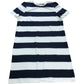 Boden Navy Striped Mini T-Shirt Dress - Size 12L