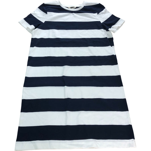 Boden Navy Striped Mini T-Shirt Dress - Size 12L