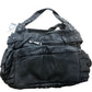Scarleton Black Handbag Women's Soft Faux Leather Multiple Zipper Pockets