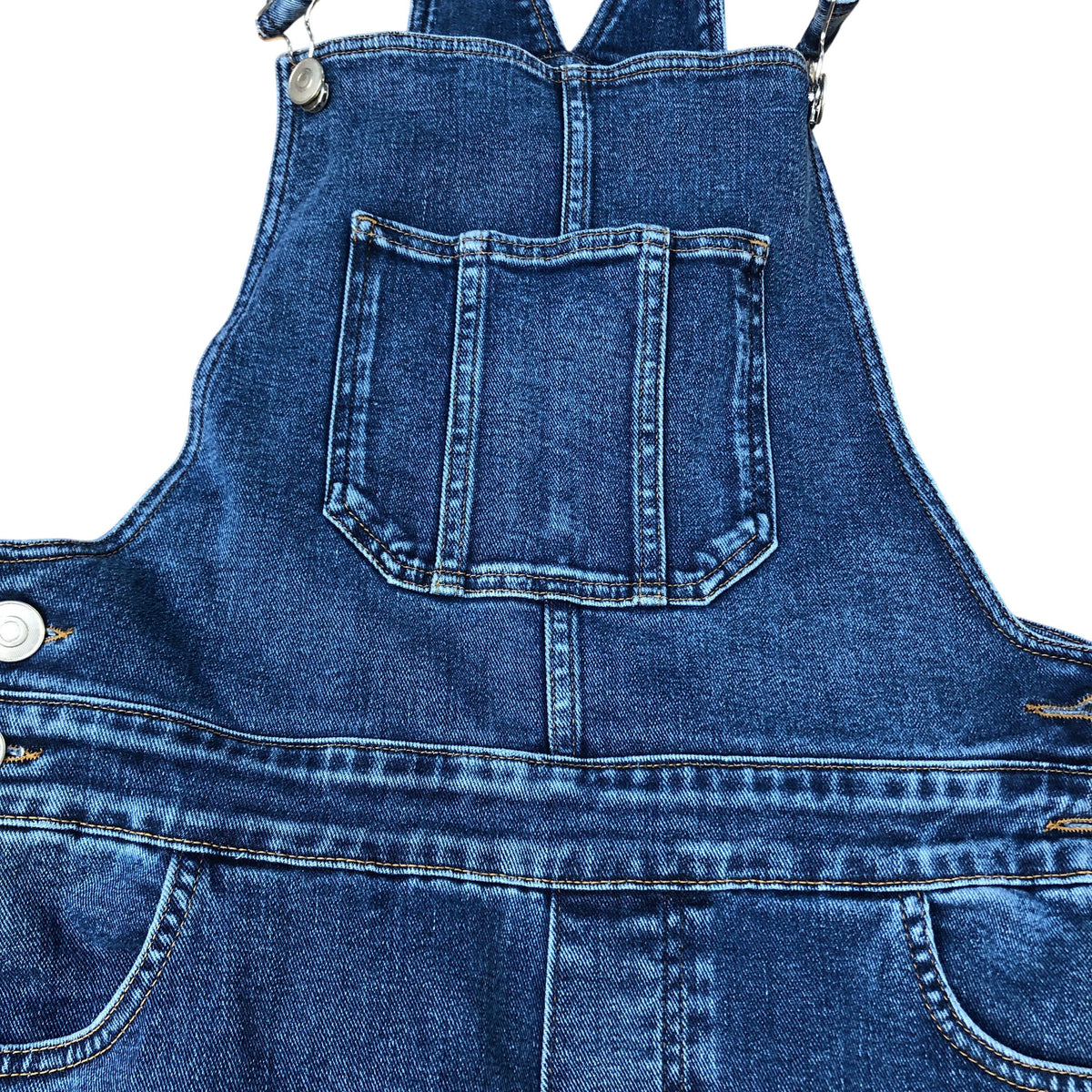 Baukjen Denim Dungarees Size 12 Women's Organic Cotton Blue Casual Overall