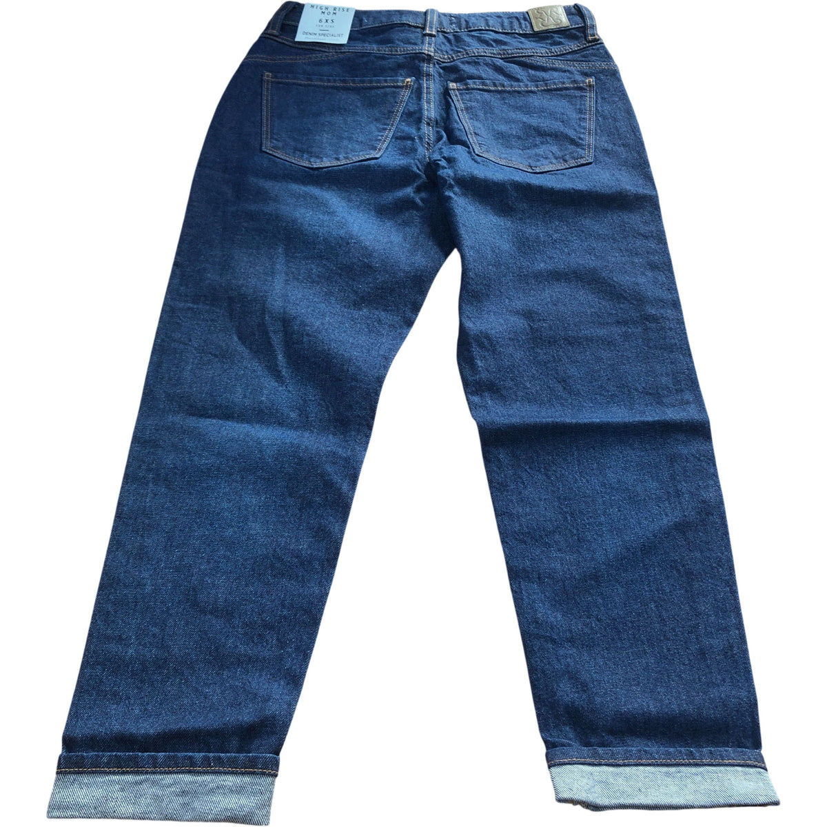 River Island Slim Fit Jeans UK6 Women's Dark Wash Cotton Blend Denim Trousers
