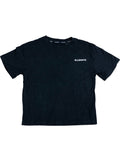 AllSaints Black T-Shirt Size 4-5 Years Kids Short Sleeve Cotton Top