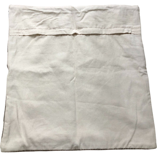 Decorative Pillowcase Striped Design Cotton Linen Mix 20" x 20"