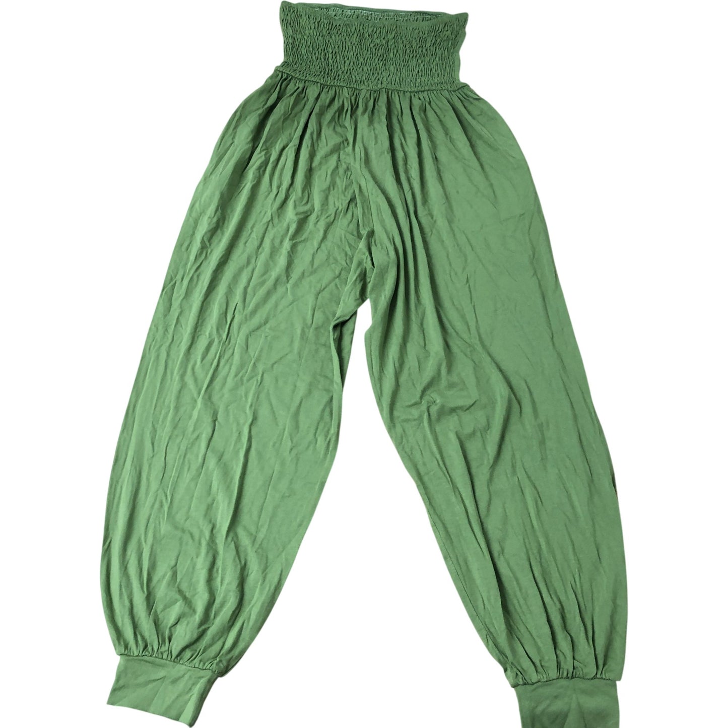 Women's Green Sleeveless Casual Jumpsuit Size 12