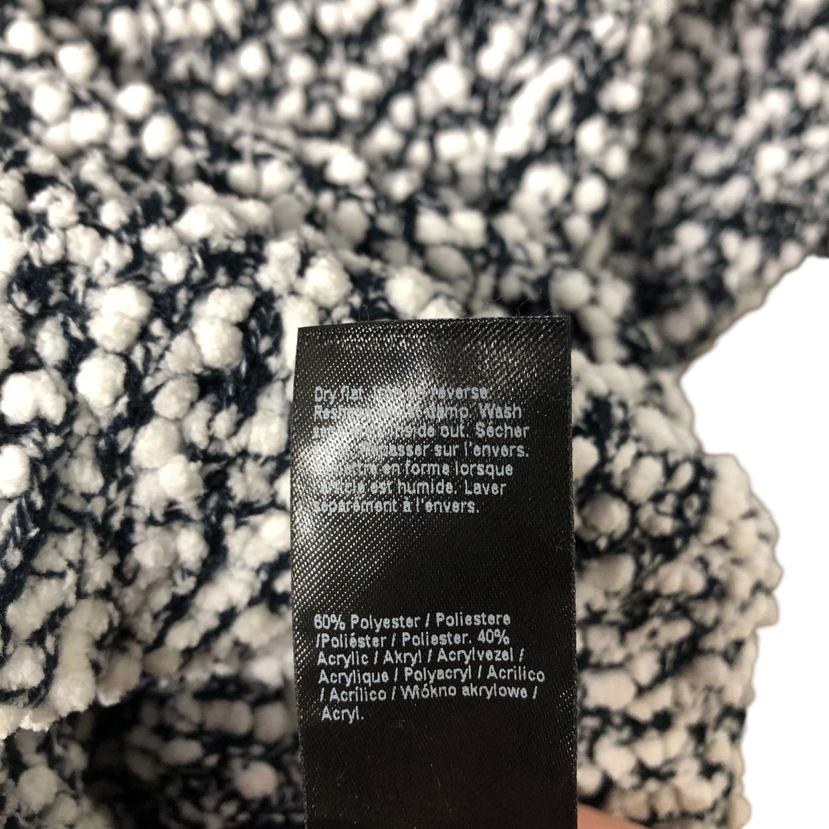 River Island 78 Print Sweater Women's Fashion Large Soft Material Medium