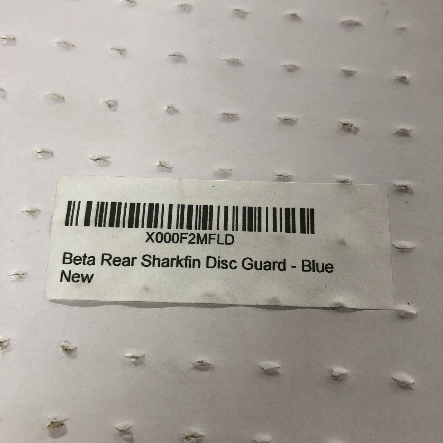 Bullet Proof Designs Beta Rear Sharkfin Disc Guard SKU Bet-Rd-08 Blue 2008-2015