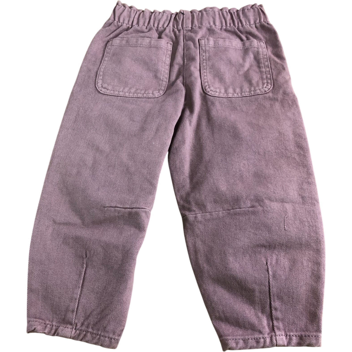 Girls Pink Barrel Leg Jeans