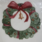 Christmas Wreath Window Clings 4 Sheets
