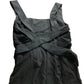Branded Black Cross Back Belted Jumpsuit - Size 8