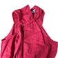 Red Jumpsuit Women's Sleeveless Tie Waist Wide Leg Size 8