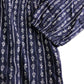Women's Blouse Size 16 Navy Floral Button Up
