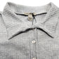 River Island Polo Dress UK M Women's Grey Ribbed Button Detail Casual Wear