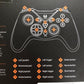 KROM KEY Pro Gaming Wired Gamepad USB Compatible Controller for PC PS3