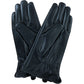 Women's Leather Gloves Size Small Black Driving Gloves Classic Style