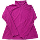Columbia Women's 1/4 Zip Pullover Fleece Pink Size L