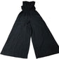 Wide Leg Jumpsuit  Women's Black Cotton Sleeveless Casual UK8