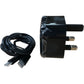 TEYASI USB C Fast Plug Charger with Cable Black Power Adapter