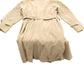 Branded Trench Coat UK12 Women's Beige Double Breasted Belted Waterproof Style