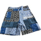 Boys Blue Bandana Pattern Shorts Size 12Years Cotton