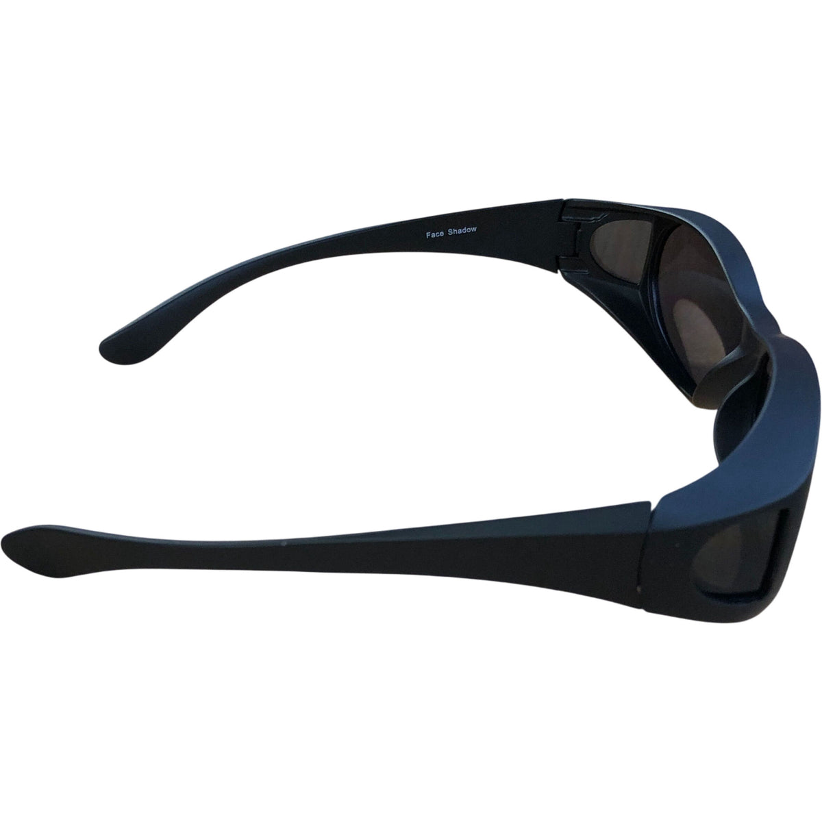 Face Shadow Fit Over Glasses Sunglasses UV Protection Black Design