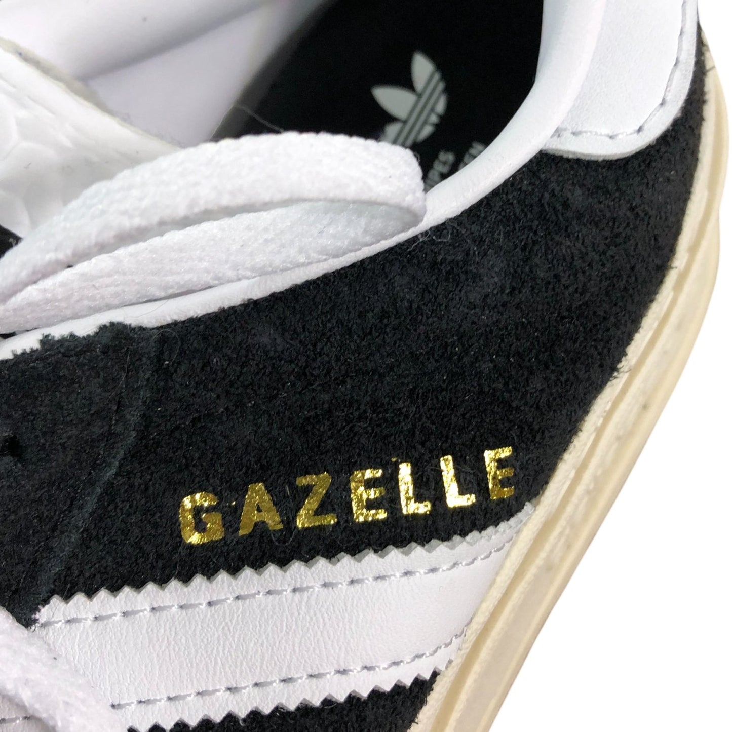 Adidas Gazelle Bold W Women's Trainers UK7.5 Black White Suede Style