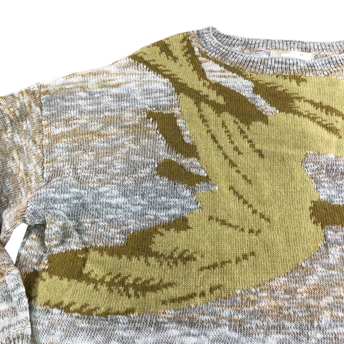 Ibis Intarsia Jumper UK12 Women's Multicolour Casual Sweater