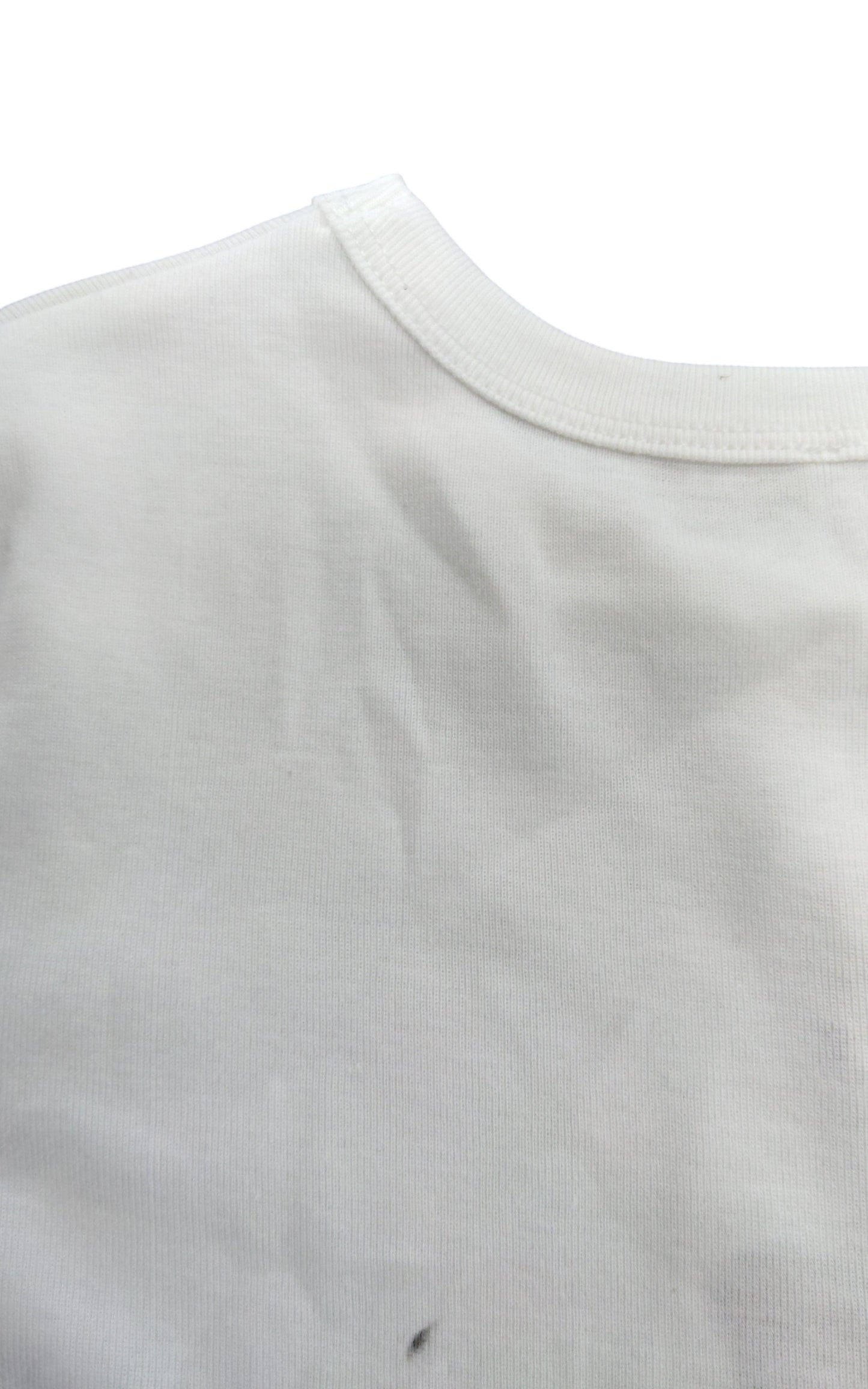 River Island Girls T-Shirt And Skirt Set Size 9-10 Years White Blue Striped