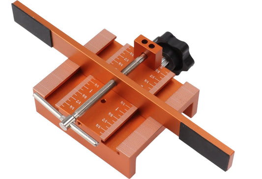 GUGXIUM Cabinet Door Mounting Tool Adjustable Cabinet Hardware Drill Guide