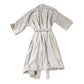 The White Company Fluffy Robe Women's Soft Grey 100% Cotton Loungewear Size 14