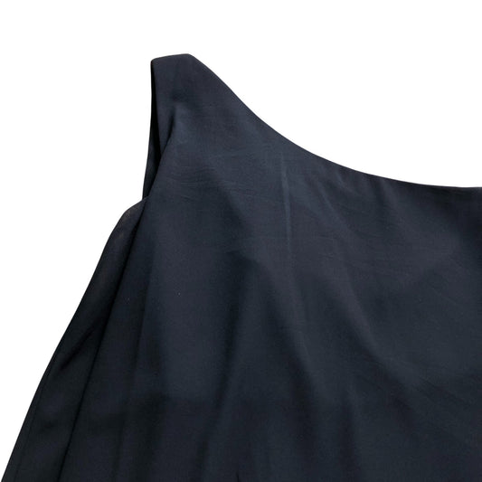 Branded Black One Shoulder Jumpsuit - Size 8