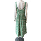 Love And Roses Green Embroidered Dress UK16 Women's Summer Cotton Floral