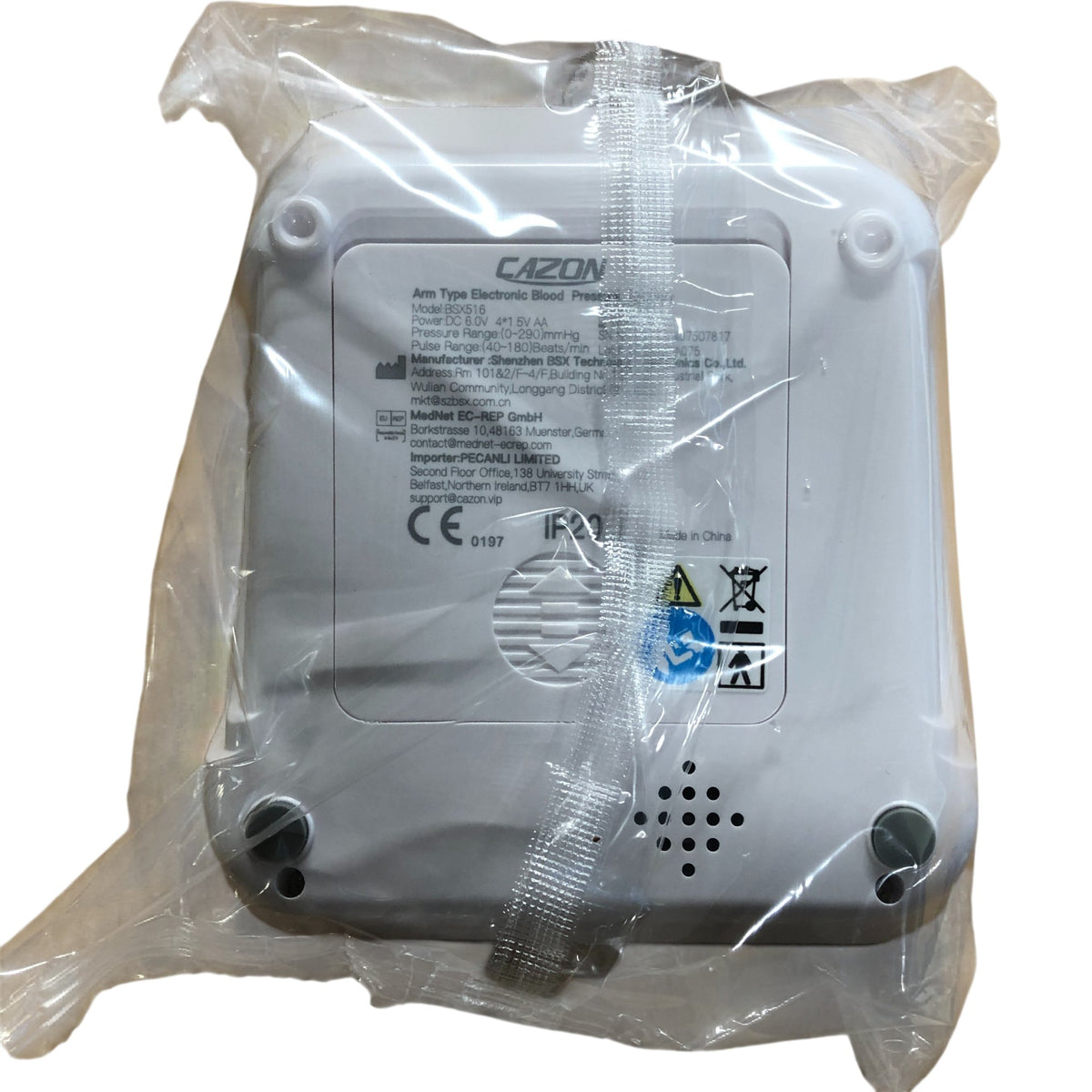 Cazon Arm Type Electronic Blood Pressure Monitor BSX516 2 Pack
