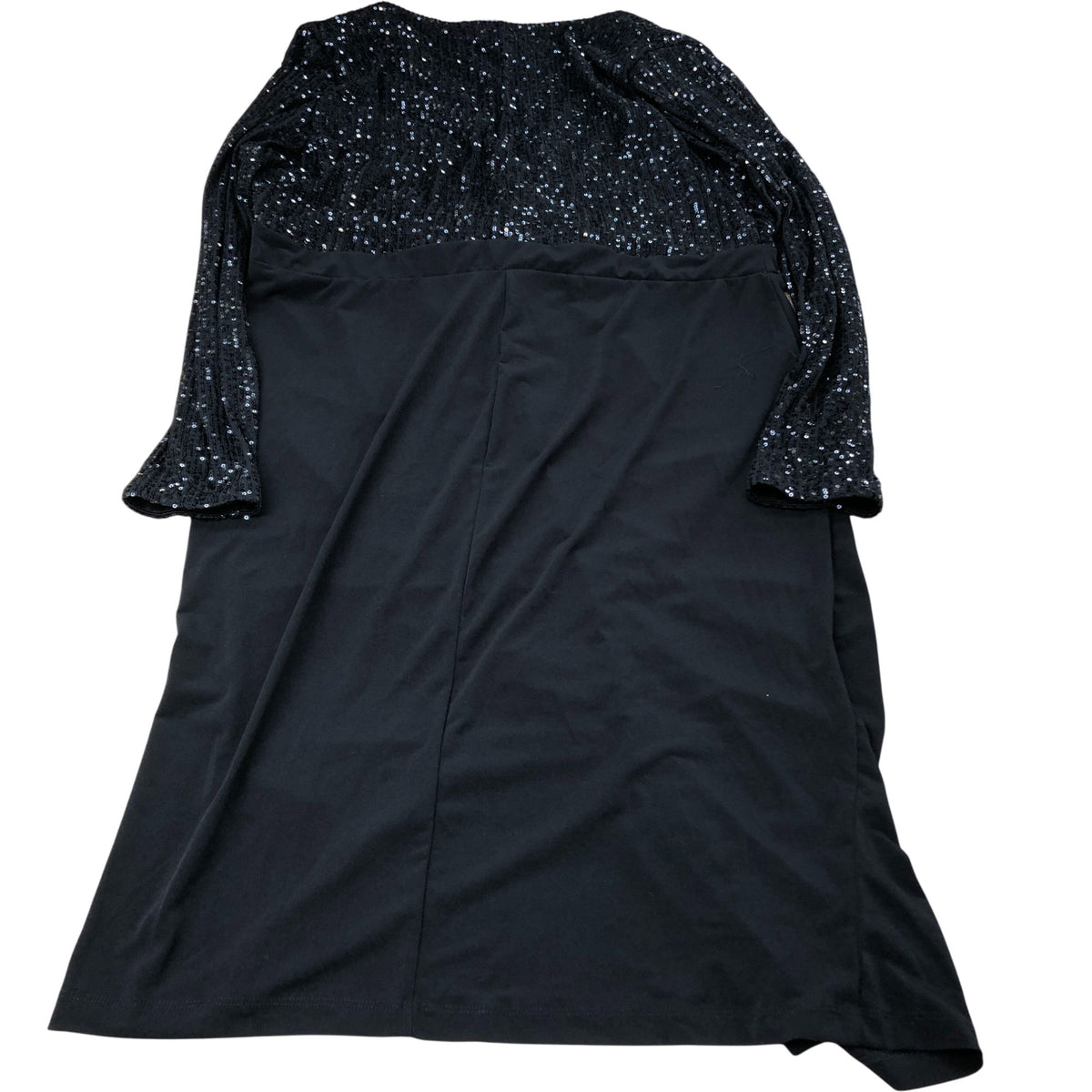 Sequin Detail Dress UK Size 16 Women's Evening Wear Black Glamour