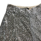 Finding Friday Sparkly Sequined Trousers UK8 Women's Wide Leg Beige