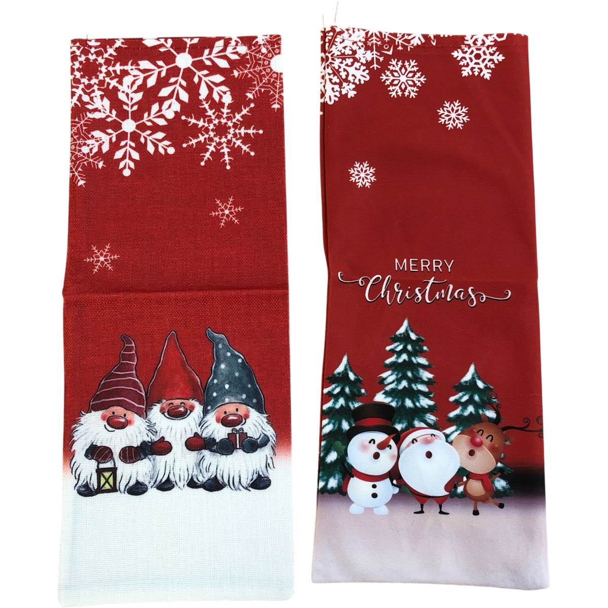 Merry Christmas Wine Bottle Covers Four Pack
