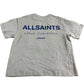 All Saints Kids T Shirt Age 5-6 Years Beige Cotton Short Sleeve Top