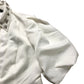 White Embellished Collar Cropped Shirt Size 16