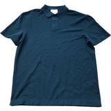Dark Green Relaxed Fit Cotton Polo Shirt Size M