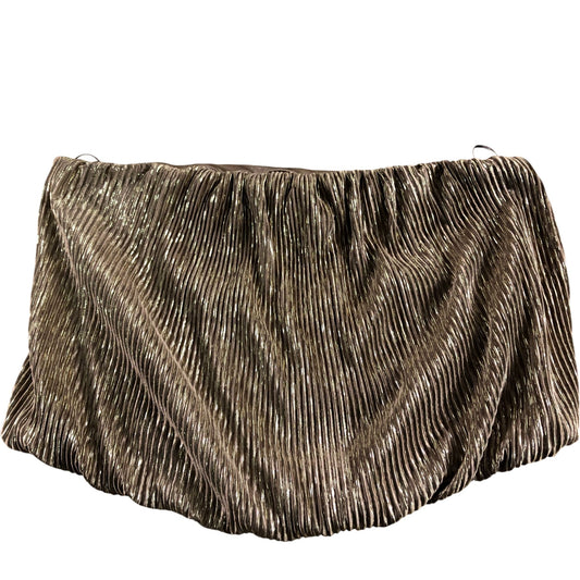 River Island Top Women's Gold Shimmer Lightweight Polyester UK18