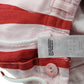 River Island Girls Red White Striped Shorts UK9-10 Years Summer Style